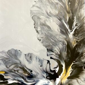 Smoky Elegance , 14” x 18”  Canvas