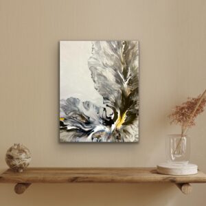 Smoky Elegance , 14” x 18”  Canvas